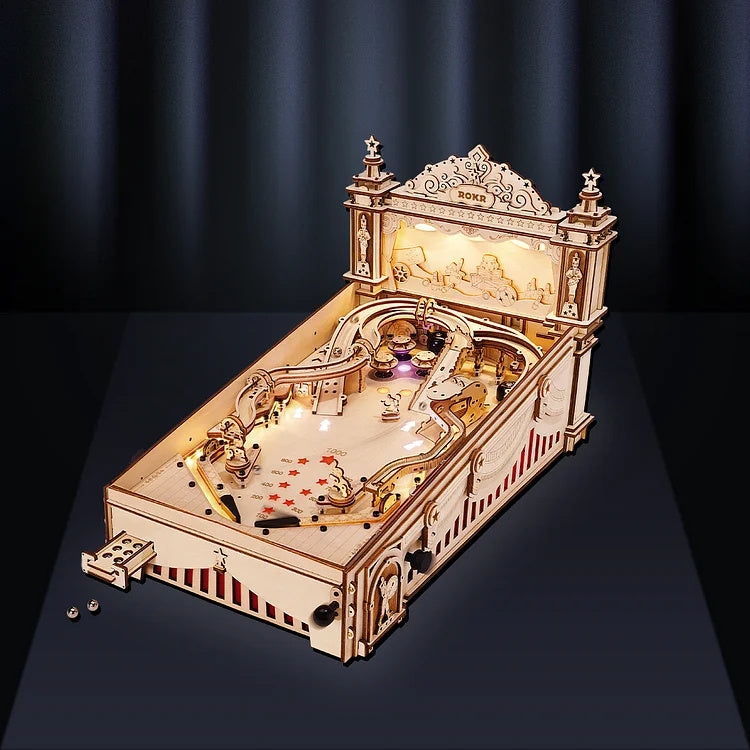 Rokr 3D Wooden Pinball Machine Puzzle & Brainteaser Toy