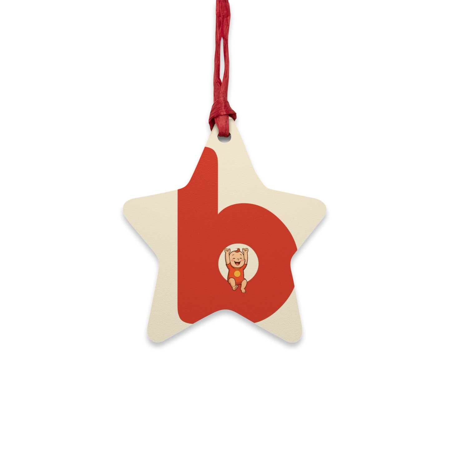 babiesdaily! Personalized wooden Christmas ornaments with cute animal designs.