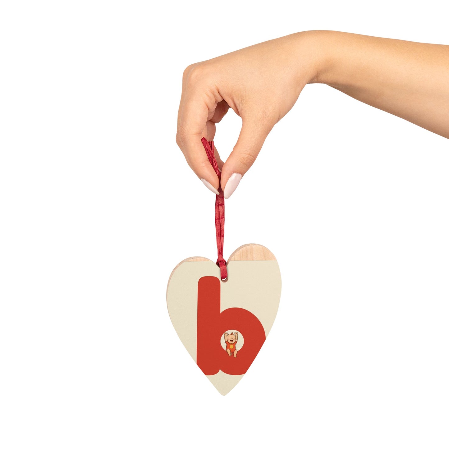 babiesdaily! Personalized wooden Christmas ornaments with cute animal designs.