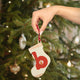 babiesdaily! Personalized wooden Christmas ornaments with cute animal designs.